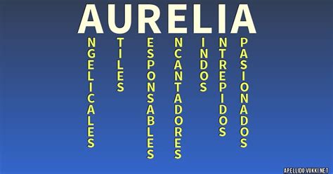 Significado Del Apellido Aurelia Significados De Los Apellidos