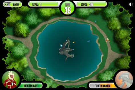 🕹️ Play Ben 10 Kraken Attack Game Free Online Idle Shooting Running