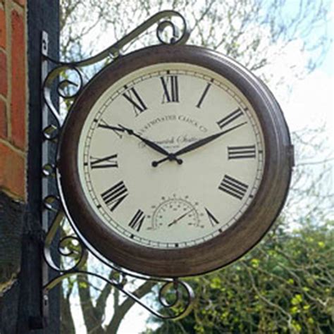 Greenwich Station Clock Outdoor Clocks Polhill Garden Centre