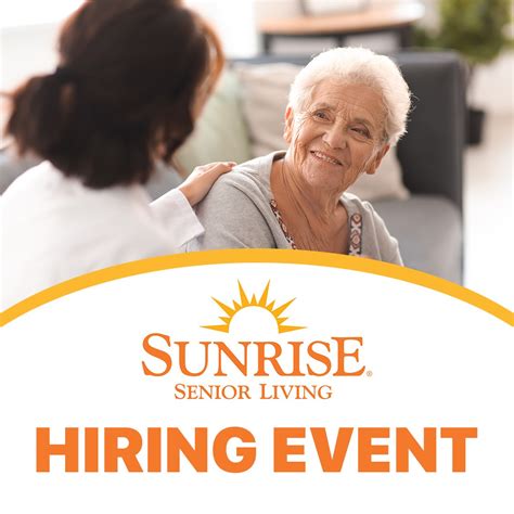 Sunrise Senior Living Hiring Event