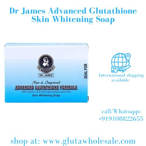 Dr James Advanced Glutathione Skin Whitening Soap At Rs 600piece