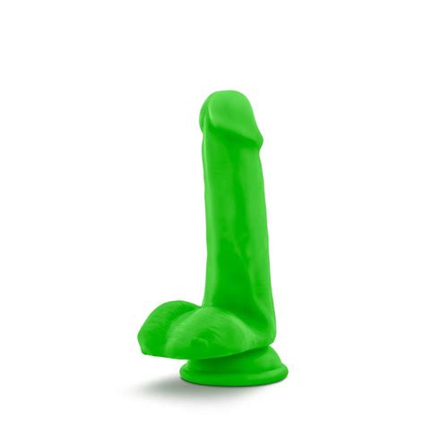 Neo Elite 6 Dual Density Cock Neon Green Sex Toys At Adult Empire