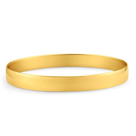 9ct Yellow Gold 4mm X 65mm Bangle 10254657 Jewellery Grahams