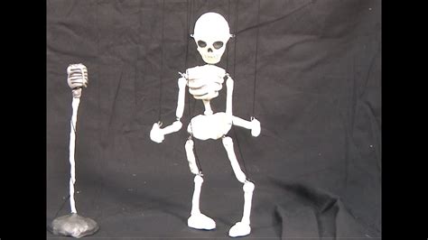 Art Lesson How To Make A Skeleton Puppet Marionette Youtube