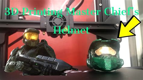 3d Printing Master Chiefs Helmet From Halo Time Lapse