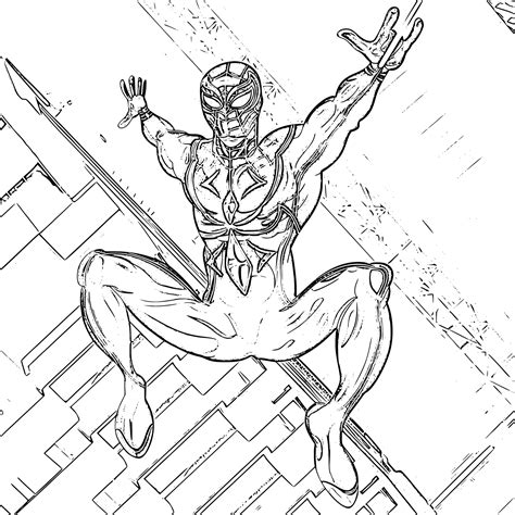 Ultimate Spiderman Miles Morales Coloring Pages Printable Sheets Simple To Draw Easy For