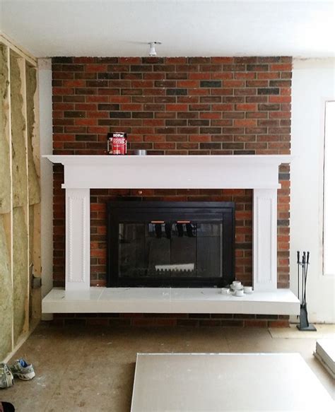 Brick fireplaces can be cozy and welcoming but if it doesn't fit into your decor then you will find how to paint fireplace bricks helpful. Painted Brick Fireplace - Fresh Crush