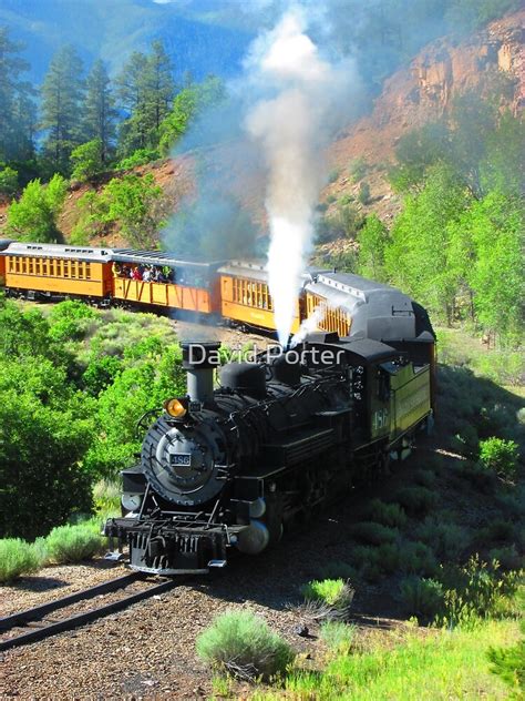Durango And Silverton Narrow Gauge Railroad Canvas Print For Sale By