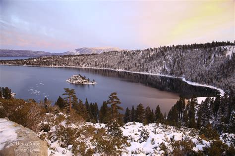 Winter At Lake Tahoe California And Nevada Henry Yang