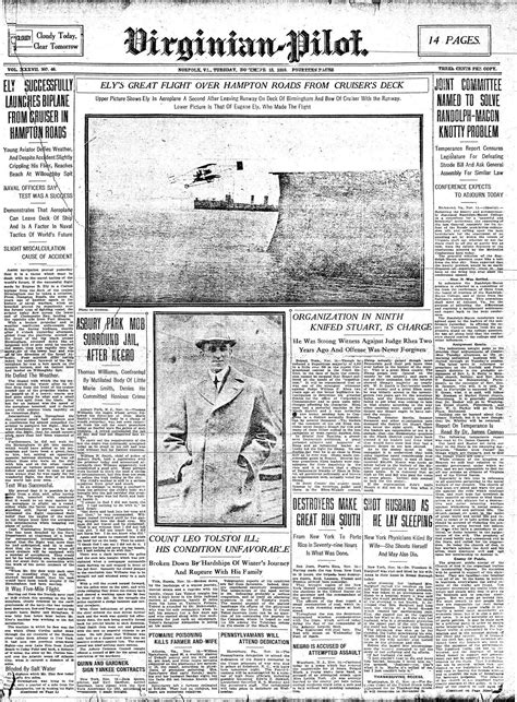 A daring takeoff from a Hampton Roads ship paved the way for the