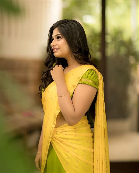 Vj Archana R In Half Saree Photos South Indian Actress Most Beautiful