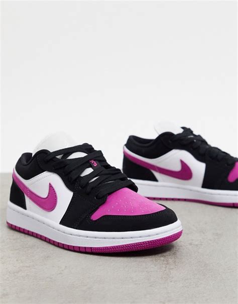 Scegli la consegna gratis per riparmiare di più. Jordan - Air 1 Low - Sneakers bianche rosa e nere | ASOS