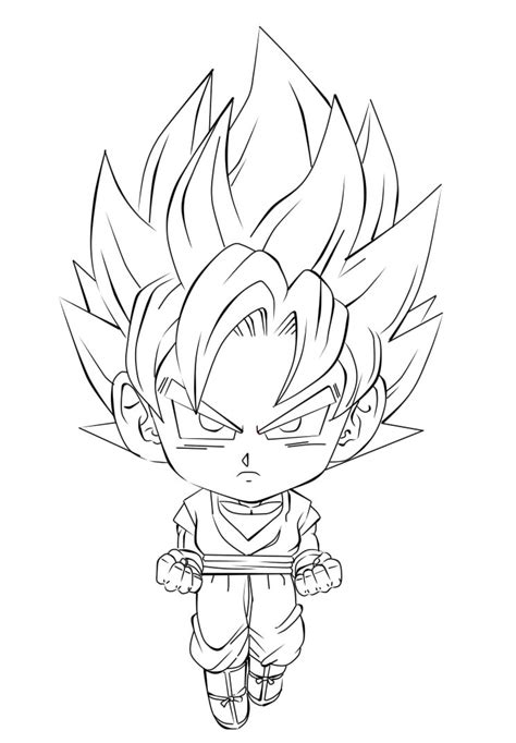 Cómo Dibujar A Goku Chibi Ilustraideas