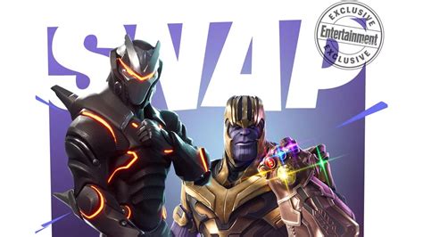 Thanos In Fortnite Battle Royale Via Avengers Infinity War Mashup