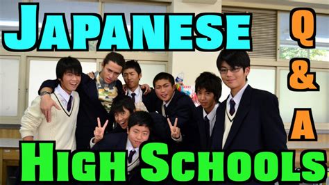 Japanese High Schools Qanda Youtube