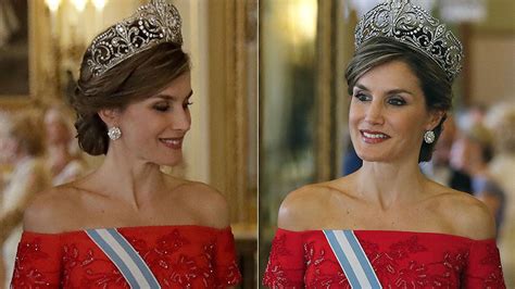 Queen Letizia Of Spains Fleur De Lys Tiara Revealed
