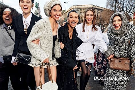Dolce And Gabbana Fall Winter 2020 Campaign Models