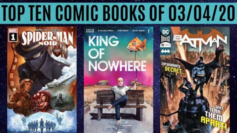 Top 10 Comic Books Of The Week 030420 Youtube