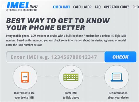 Look up a cell phone carrier right now for free! Lookup phone details using an IMEI number | Best Free ...