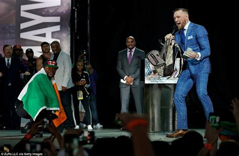 Aug 30, 2017 · both men were covered in labels both in and out of the ring, meaning sponsorship deals will add even more money to the night. Floyd Mayweather taunts Conor McGregor with an Irish flag ...