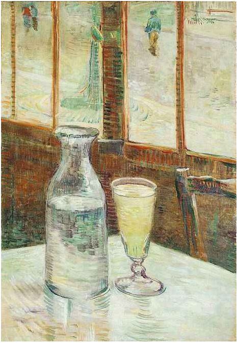 Still Life With Absinthe By Vincent Van Gogh 515 Painting