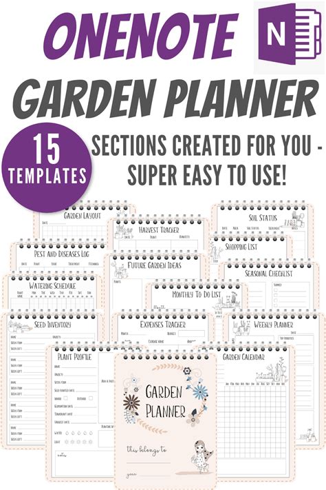 Organize Your Garden With This Onenote Template This Garden Journal