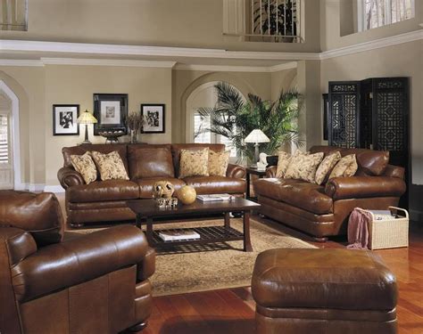 How to decorate the living room? Leather sofa. Beautiful TOP GRAIN Leather ALL OVER ...