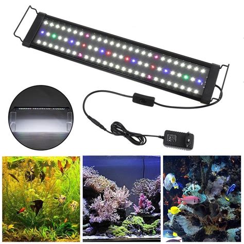 78 Led Rgb Aquarium Light Full Spectrum Freshwater Fish Tank Plant