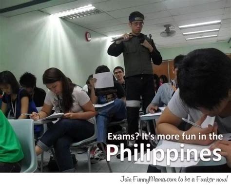 Exams It S More Fun In The Philippines Its More Fun In The Philippines More Fun Anime Funny