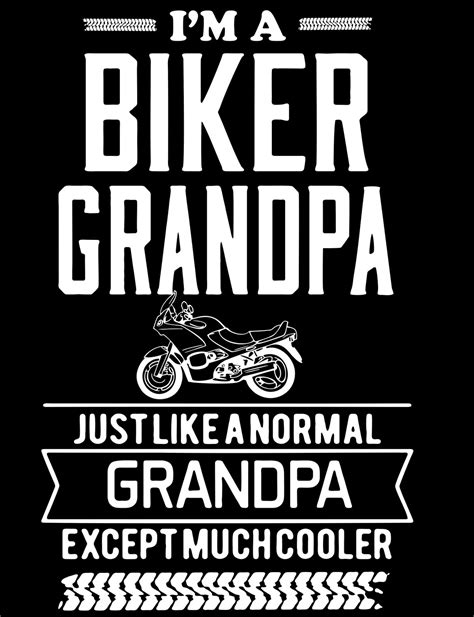 Biker Grandpa Svg Eps  Etsy
