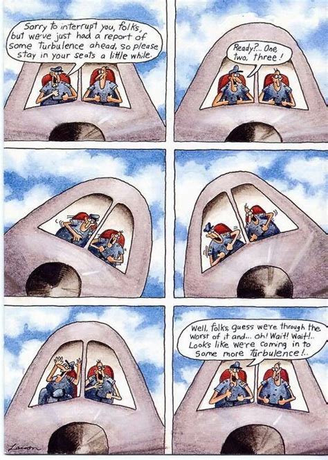 Turbulence Far Side Cartoons The Far Side Pilot Humor