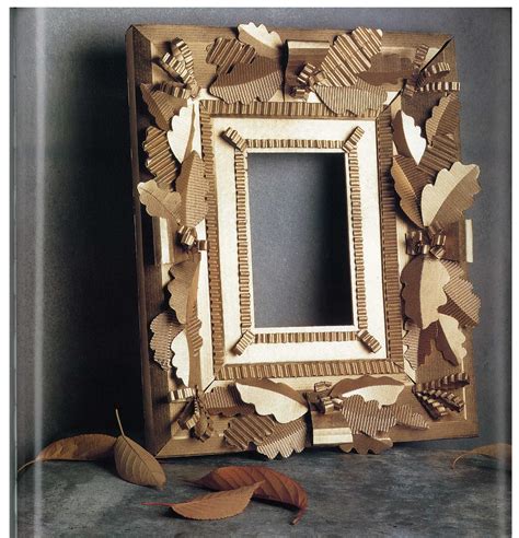 Cardboard Frame Cardboard Crafts Créations à Base De Carton Pint
