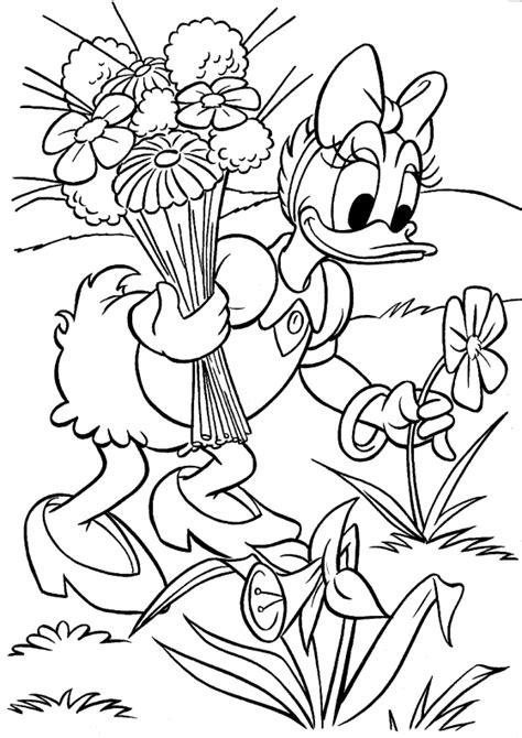 Dibujos De La Pata Daisy Para Colorear Imagui