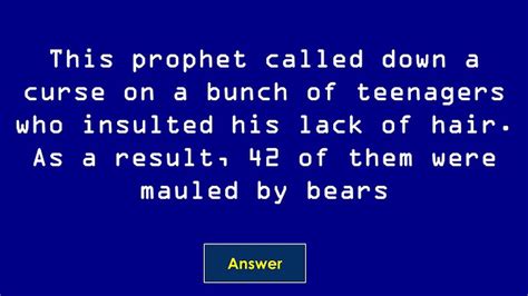 Bible Character Jeopardy Bible Based Download Youth Ministry