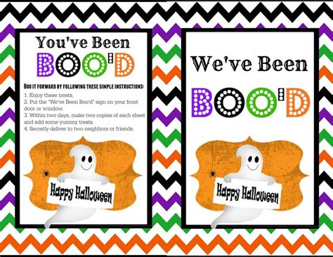 Seeing as how i am social distancing, i ordered these items online. You've Been Boo'd Printable - The Girl Who Ate Everything