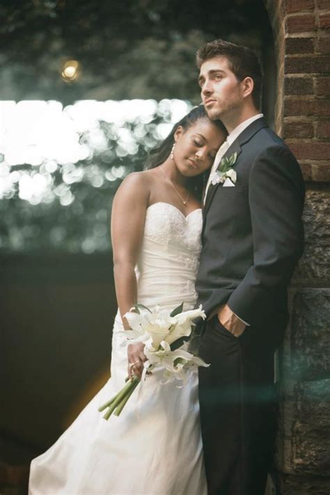 Beautiful Interracial Couple On Their Wedding Day Love Wmbw Bwwm Interracial Wedding