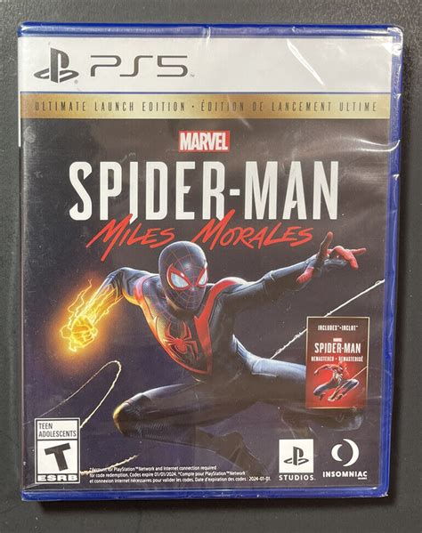 Marvel Spider Man Miles Morales Ultimate Launch Edition For