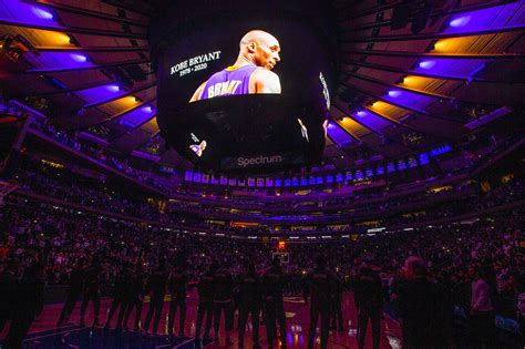 Kobe Bryant Dead Heavy Sadness Fills Knicks Nets Msg