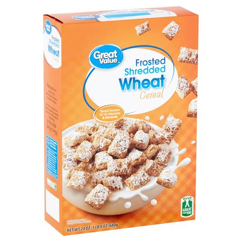 Great Value Frosted Shredded Wheat Cereal 24 Oz