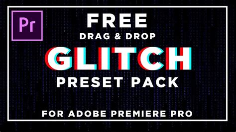 The most useful transitions pack for premiere pro. FREE GLITCH TRANSITION PACK | ADOBE PREMIERE PRO CC 2018 ...