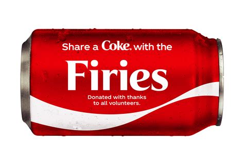 Coca Cola Announces Special Edition Share A Coke With The Firies Cans