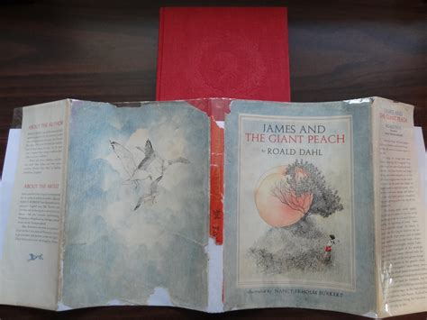 James And The Giant Peach True 1st Printing By Dahl Roald Near Fine
