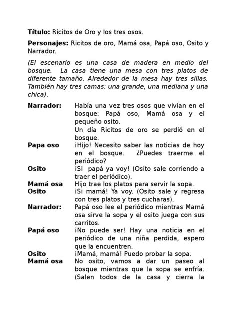 Ejemplo de guión de teatro Obras de teatro escritas Obra de teatro corta Obras de teatro