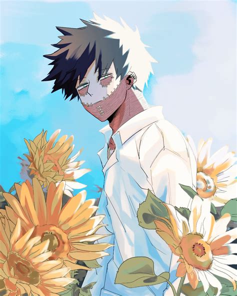 Dabi With Sun Flowers Boku No Hero Academia Wallpaper 43857077