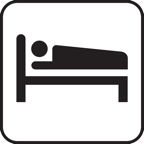잠자는 침대 절전 모드 · Pixabay의 무료 벡터 그래픽