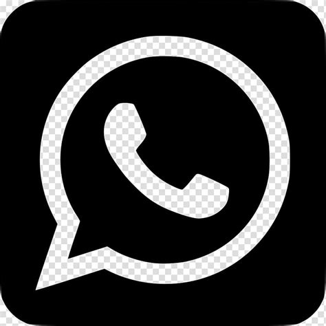 41 Icon Png Whatsapp Logo Black And White