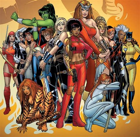 Women Of Marvel By Amanda Conner Batman Female Characters Female