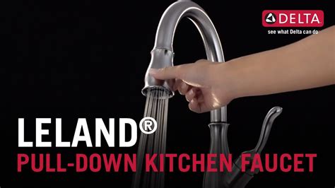 leland® pull down kitchen faucet