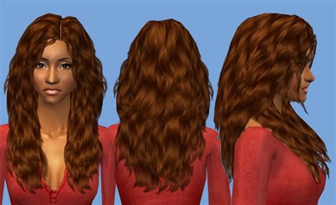 Mod The Sims Nouk Long Wavy Hair For Ladies Of All Ages