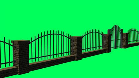 Free Green Screen Effects Metal Fence 2 Free Use Youtube